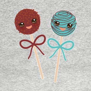 Sweet Cake pops with bow T-Shirt